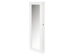 LIVARNO home Spiegel-Schmuckschrank, samtig gepolstert