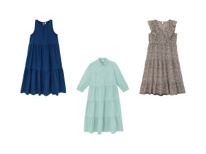 S. Oliver QS BY S.OLIVER Damen Kleid, leger geschnitten