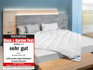 BeCo Vierjahreszeiten-Bettdecke »Medibett Cotton Soft«, perfekte Klimatisierung, stabil