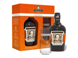 BOTUCAL Mantuano Rum mit Geschenkbox und Glas 40% Vol