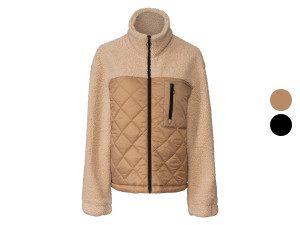 esmara® Damen Sherpa-Jacke mit Stehkragen