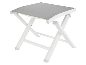 LIVARNO home Alu-Klapphocker »Houston«, weiß/hellgrau