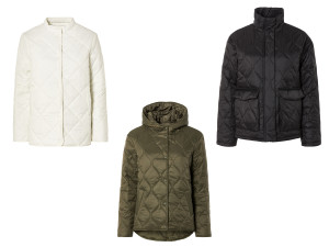 esmara® Damen Lightweight-Steppjacke, windabweisend