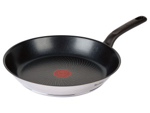 Tefal Edelstahl-Bratpfanne Duetto Bakelite »G7480435«, Ø 28cm