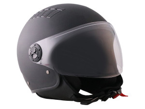 Alpha MOTORS Jethelm Pro schwarz