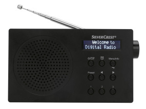 SILVERCREST® DAB+ Radio »SDR 15 A3«, kabellos, mit Li-Ionen Akku