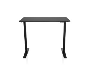 HJH OFFICE Schreibtisch STAND CARBON 120 x 60 cm elektrisch höhenverstellbar  Schwarz