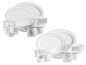 MÄSER Geschirrset »Professional Dining«,  mit Goldrand, 24-teilig