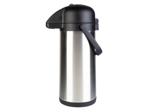 LIVARNO home Edelstahl-Pumpkanne mit doppelwandiger Isolation, 3l