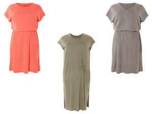 ESMARA® Damen Kleid mit Leinen