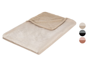 LIVARNO home Teddyfleece Kuscheldecke, 150 x 200 cm