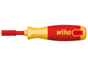 WIHA Schraubendreher mit Bit Magazin »LiftUp electric Schlitz«, mit 6 slimBits