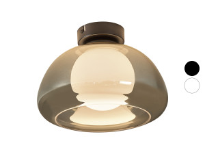 LIVARNO HOME LED-Wand- und Deckenleuchte, Lampenschirm aus hochwertigem Glas