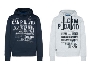 CAMP DAVID Herren Sweathoody, mit Druck