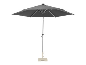 LIVARNO® Sonnenschirm mit Solar-LED-Beleuchtung