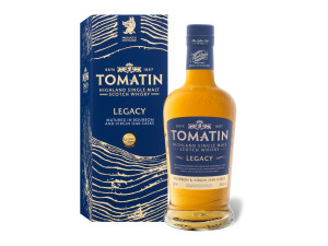TOMATIN Legacy Highland Single Malt Scotch Whisky mit Geschenkbox 43% Vol