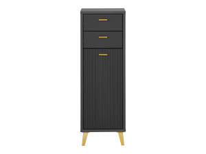LIVARNO home Bad-Seitenschrank, mit Wellenoptik