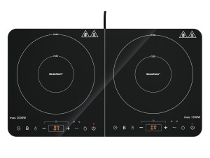 SILVERCREST® KITCHEN TOOLS Doppelinduktionskochplatte, mit Kindersicherung