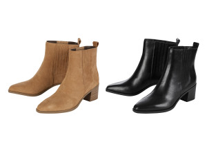 esmara® Damen Lederstiefeletten im Chelsea-Design