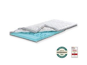 f.a.n. Topper »XXL Soft Plus«, Kaltschaum-Kern, Bezug mit Klimaband für optimale Belüftung