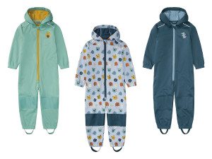 LUPILU® Baby Kleinkinder Matsch- und Buddel-Overall Softshell, gefüttert