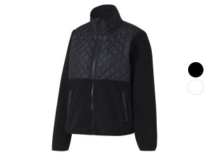 CRIVIT Damen Fleecejacke aus Lammfellimitat