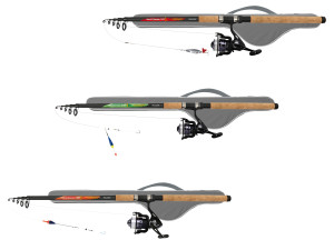 Paladin Zielfisch Angelset fertig montiert, mit Korkgriff