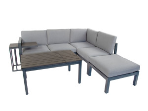 BELLAVISTA - HOME & GARDEN® Alu-Lounge »Braga« inkl. Sitz- und Rückenkissen
