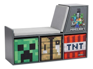 MINECRAFT Sitzbank / Leseregal