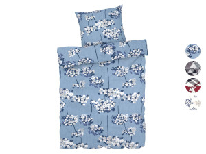 LIVARNO home Winter Jersey Bettwäsche, 155 x 220 cm