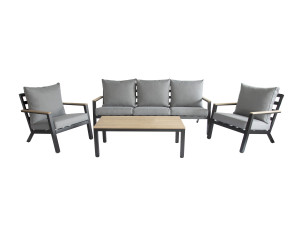 bellavista - Home & Garden® Lounge »Lamego«, 4-teilig, inkl. Sitz- und Rückenkissen