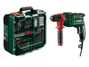 PARKSIDE® Schlagbohrmaschine Starter-Set »PSBM 750 C3«