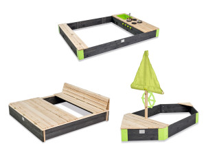 EXIT TOYS Aksent Holzsandkasten
