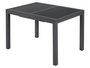 LIVARNO® Alu-Gartentisch »Houston / Toronto« grau, 120-180 x 89 x 75 cm