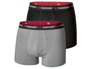 Parkside® Pánske boxerky, 2 kusy (čierna/sivá, 8/Xxl)