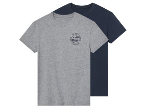 pepperts!® Chlapčenské tričko, 2 kusy (sivá/navy modrá, 146/152)