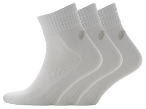 Crivit Dámske/pánske športové ponožky, 3 páry (biela, 43/46)