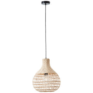 Hängelampe, kürzbar, 120 cm Höhe, Ø 33 cm, E27, max. 25 W, Rattan
