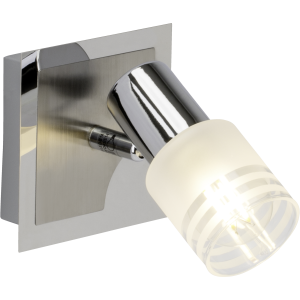 Wandspot, schwenkbar, 15 x 11 x 15 cm, E14, 400 lm, 2700 K, inkl. LED