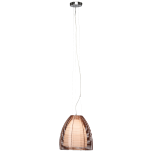 Hängelampe, kürzbar, 130 cm Höhe, Ø 29 cm, E27, max. 60 W, Bronze