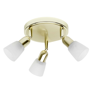 Spotrondell, 19 cm Breite, Ø 20 cm, E14, max. 40 W, Köpfe schwenkbar