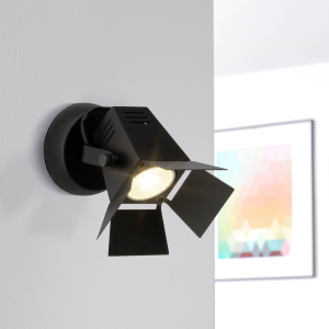 LED Wandstrahler mit warmweißem Licht - Wandspot mit schwenkbarem Kopf