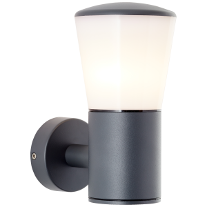 Außenleuchte Wandlampe für den Garten in anthrazit mit E27 IP 44
