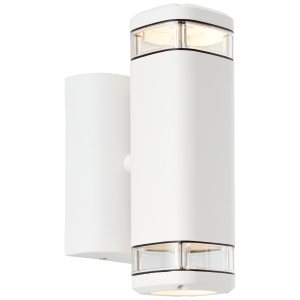 Außen Wandlampe, Up/Down Light, 21 x 7 x 14 cm, GU10, max. 18 W, IP44
