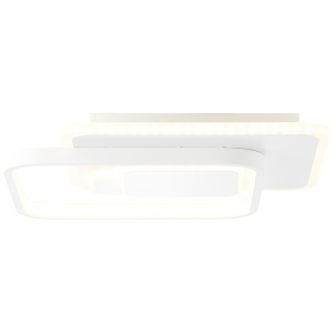 LED Wand- & Deckenlampe, 31x31 cm, 26 W, 2600 lm, 3000 K, Metall/Acryl