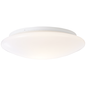 Außenleuchte, Ø 28 cm, E27, IP44, Metall/Kunststoff, weiß