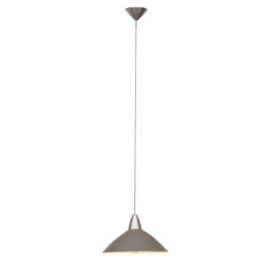 Hängelampe, Ø 35 cm, 124 cm Höhe, E27, max. 60 W, Metall/Kunststoff