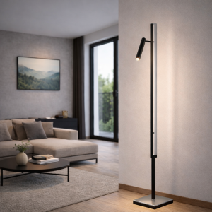 LED Stehlampe mit Touchdimmer - max. 2700lm - 2700K - 1,5m Höhe