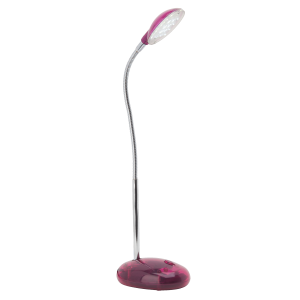 LED Schreibtischlampe, einstellbar, 32cm Höhe, 2W, 140 lm, pink