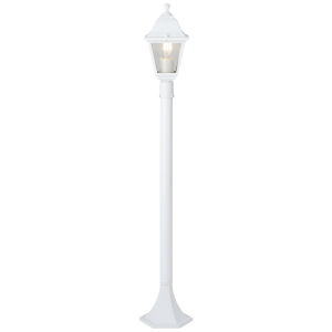 Außen Stehlampe, 100 cm Höhe, E27, max. 60 W, Metall/Glas